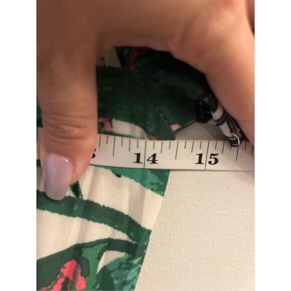 Flying Tomato Tropical Palm and Bird print high-low maxi dress size S Vacation B - Picture 4 of 8